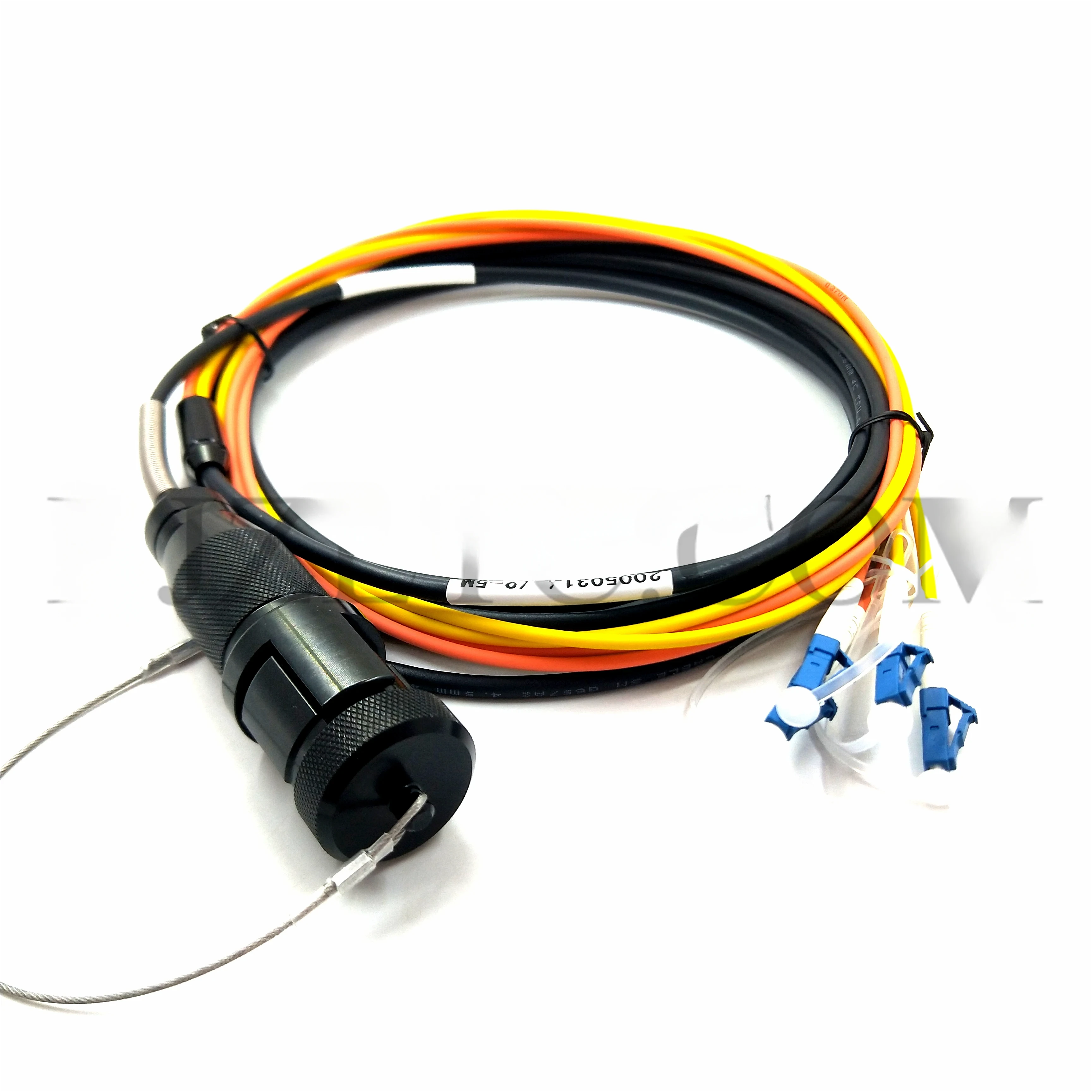 

Military outdoor waterproof fiber optical cable connector YZC 4 cores plug