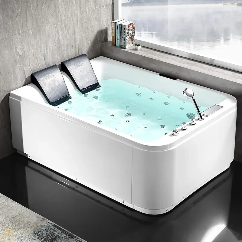 

Computer Control Freestanding Hydro Whirlpool Spa Bathtub Massage Hot Tub