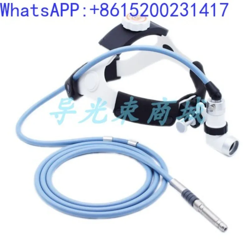 Op het hoofd gemonteerde LED ultralichte draagbare glasvezelkoplamp