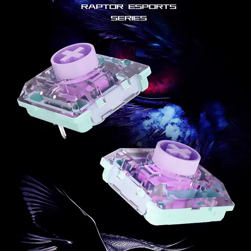 Kailh Saker Mini Switch Low-Profile Switches 1353 E-sports HITBOX Ultra-Short Total Travel Quick Acuation Raptor Gaming Switch