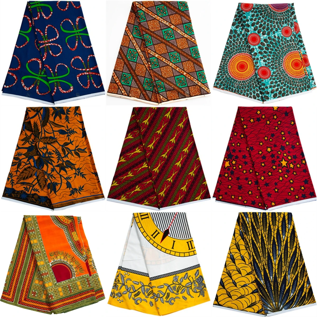 Ankara Wax Fabric Guaranteed Veritable African Real Wax Fabric Block Print 100% Cotton Ghana Style For Women Dresses Sewing