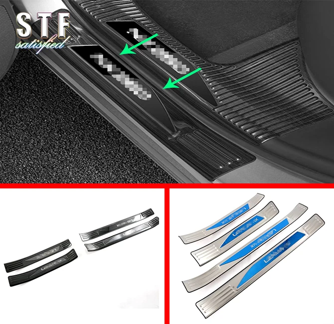 Stainless Steel Door Sill Protectors For Lexus NX-Class AZ20 NX250 NX350 NX450 2021 2022 Car Accessories Stickers