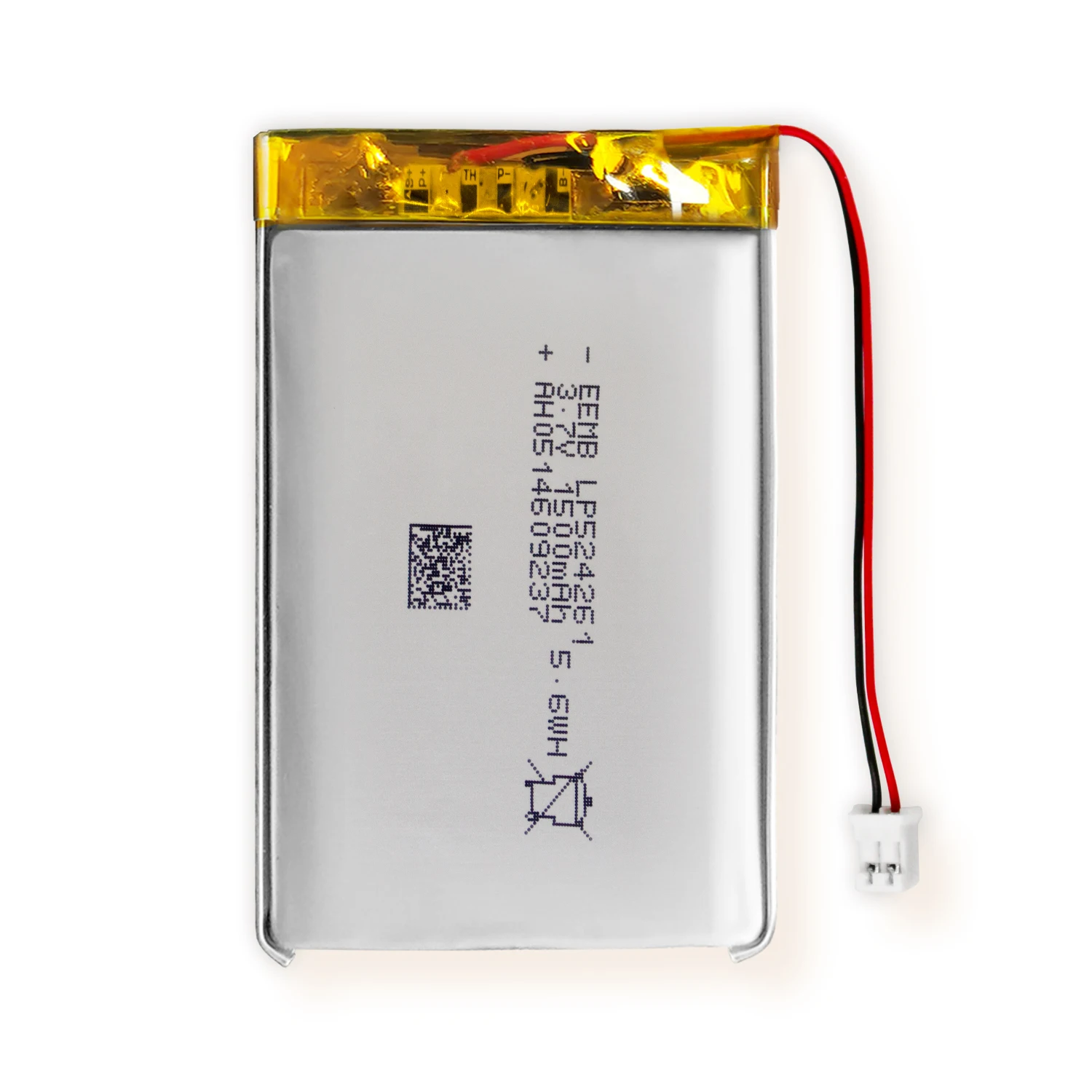 EEMB 503042/503759/503870/524261/525386/551230 3.7V rechargeable lithium polymer battery custom plug