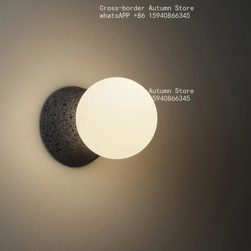 Small wall lamp Nordic creative simplicity personality living room bedroom bedside lamp, ambient wall lamp