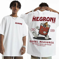 Negroni Lovers Funny Gifts Meme T Shirt Unisex Trendy Aesthetic Comfort T-shirts Men Clothing 100% Cotton Oversized T-shirt Tops