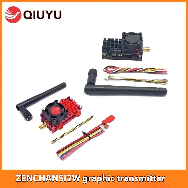 Zenchansi 2w High-power 2000mw Long-distance Fixed Wing Fpv 5.8g Transmission Wireless Image Transmission Module