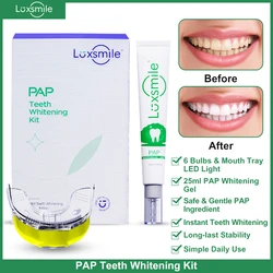 Dental Teeth Whitening Kit With Small Red And Blue LED Light Dental Teeth Whitening Kit Gel Teeth Whitening Lamp