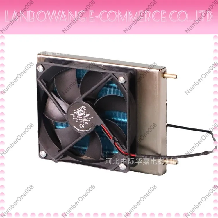 DN1X120 pagoda head micro condenser mini radiator copper tube fin air cooled evaporator small heat exchanger