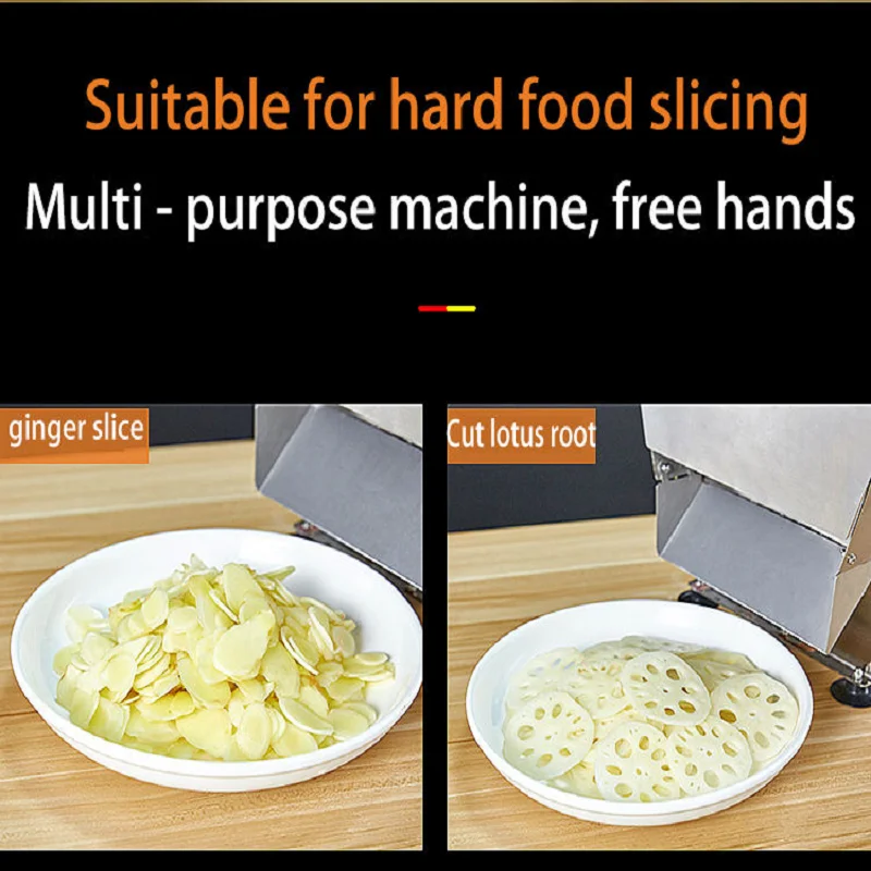 Manual Electric Dual-purpose Fruit Slicer Commercial Potato Chip Slicer High-efficiency Vegetable Slicer