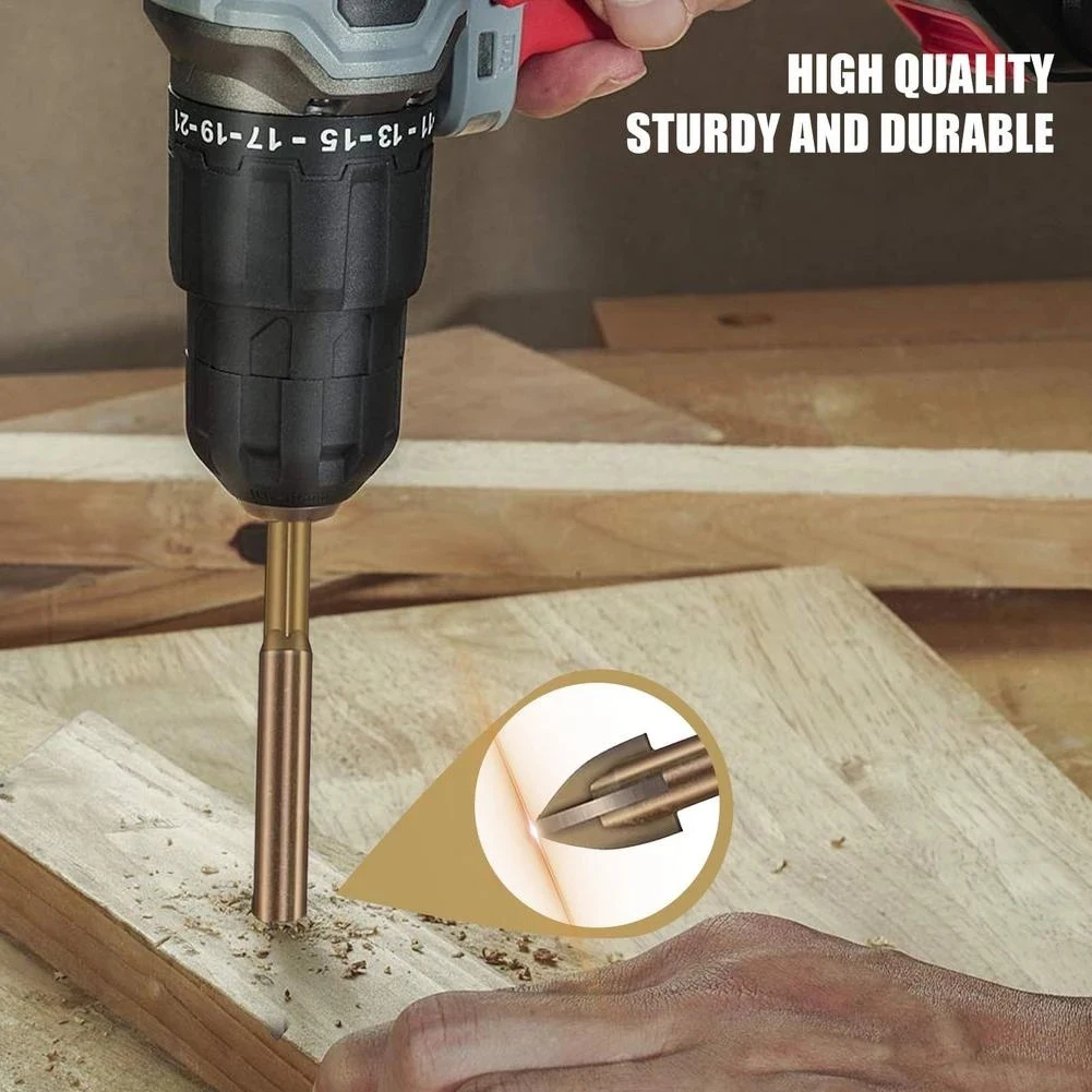 

6mm Tile Porcelain Drill Bit Marble Ceramic Glass Tile Hex Shank Gold Wall Holes Saw Hex Shank 6mm Tile Porcelain Drill Bit