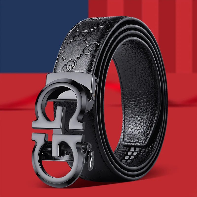عالية الجودة العلامة التجارية مشبك حزام جلد الرجال الفاخرة مصمم أحزمة العمل الشهيرة للرجال الجينز حزام الذكور المعادن دعوى السراويل أحزمة