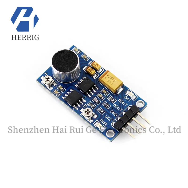 

MicroSnow Sound Sensor Module Voice Control Module Sound Detection Module LM386 Compatible with Arduino