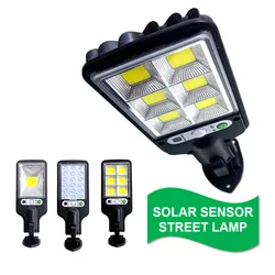 Solar Street Lights Outdoor Led Courtyard Wall Lamp Human Body Induction Garden Terrace Garage Solar Induction Lamp