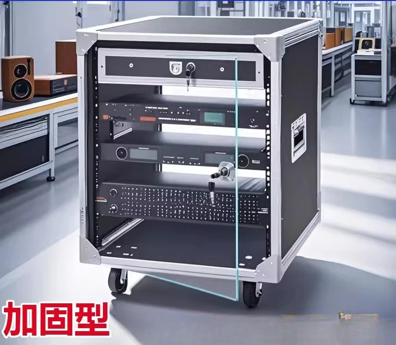 Amplifier Cabinet Home KTV Theater Multi-Functional Cabinet Audio Equipment Movable Simple Chassis