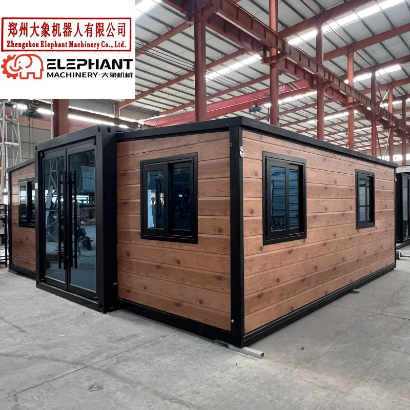 Expandable Container House 3 4 Bedroom Prefab Container Homes 20ft 40ft Luxury Prefabricated  Folding  Mobile House