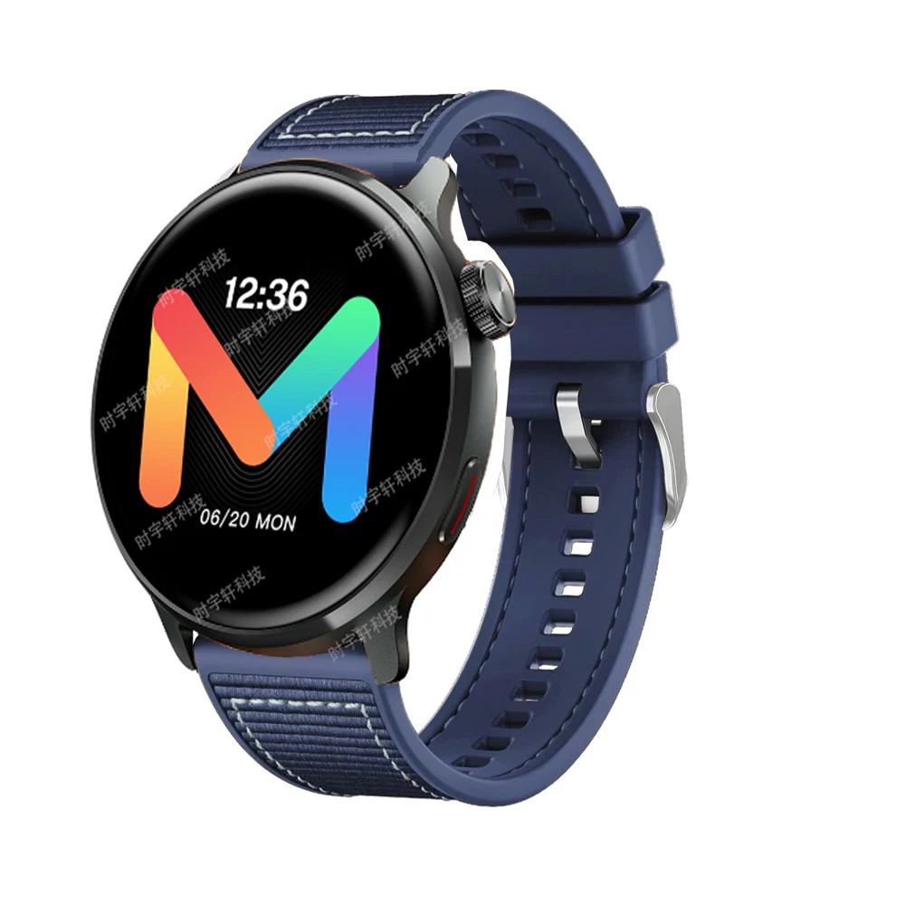 22mm Nylon Silicone Strap For Mibro Watch C3 Smartwatch Band Bracelet For Mibro A1 A2/X1/Lite2/Realme Watch 3 Men Accessories image 6