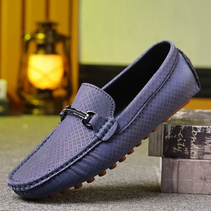 Loafers Men Comfortable Casual Shoes Fashion Handmade PU Leather Loafers High Quality Slip on Luxury Driving Shoes Men Summer