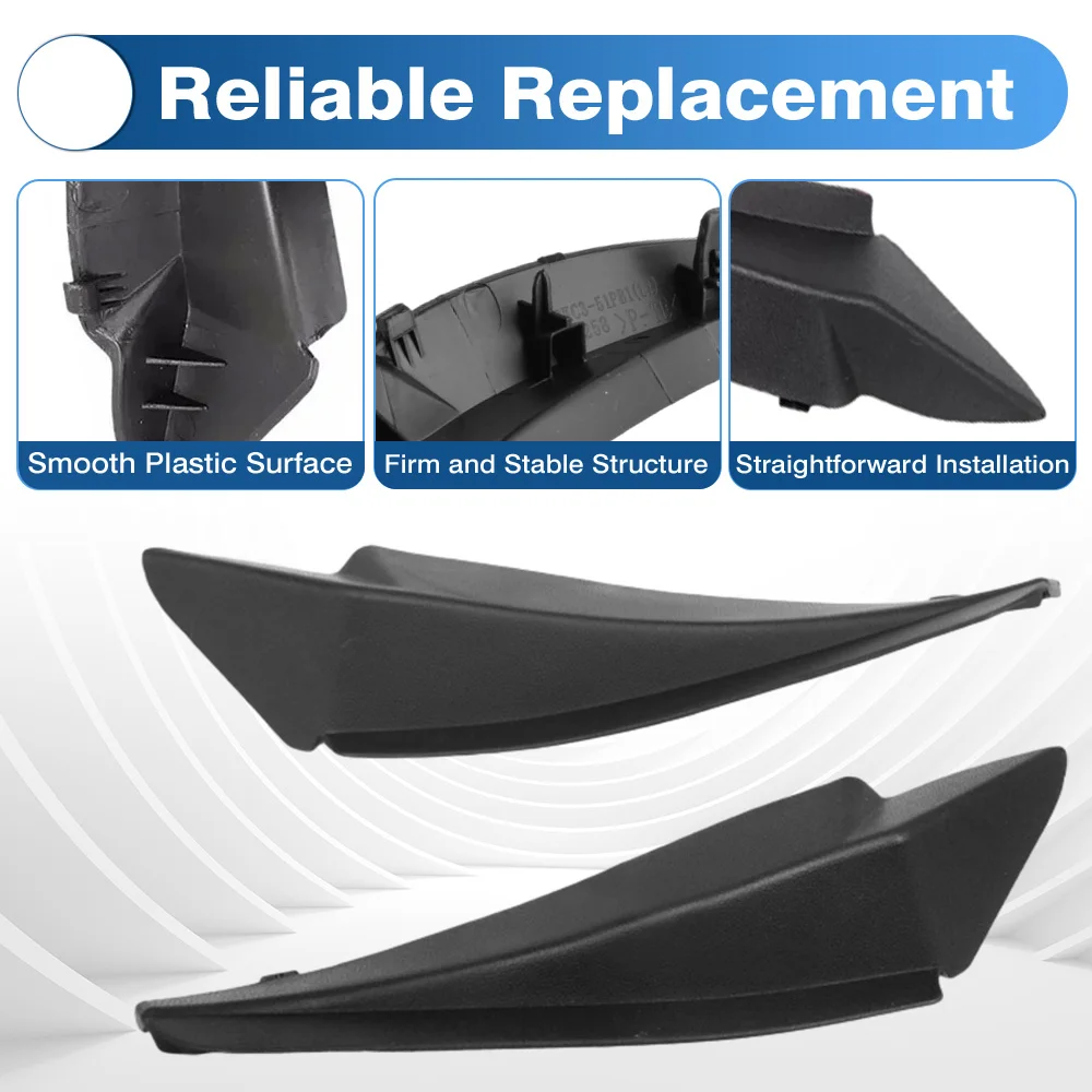 2 قطعة لمازدا 3 Axela BN BM 2014 2015 2016 2017 2018 2019 الزجاج الأمامي التفاف الزاوية الكسوة اليسار واليمين BHN9-51-PB1