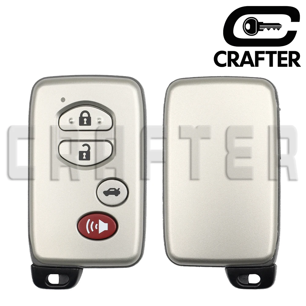 مفتاح Crafters HYQ14AAB 314.4 ميجا هرتز ID 4D رقاقة 271451-3370 مفتاح السيارة الذكية لتويوتا مفتاح أفالون كامري Rav4 2009 + 3370