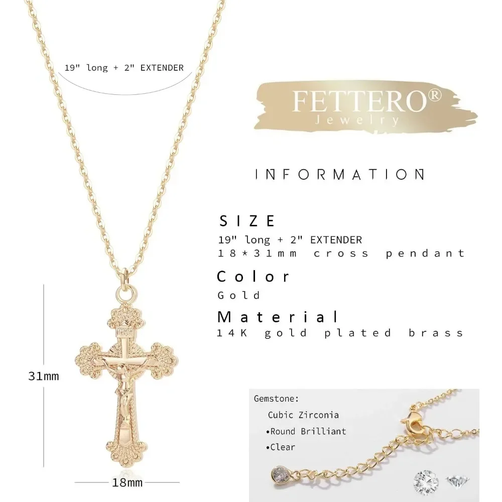 الصليب قلادة الإيمان قلادة 14K مطلي داينتي سلسلة الحد الأدنى بسيطة صغيرة الله الرب الصلاة مجوهرات الدينية