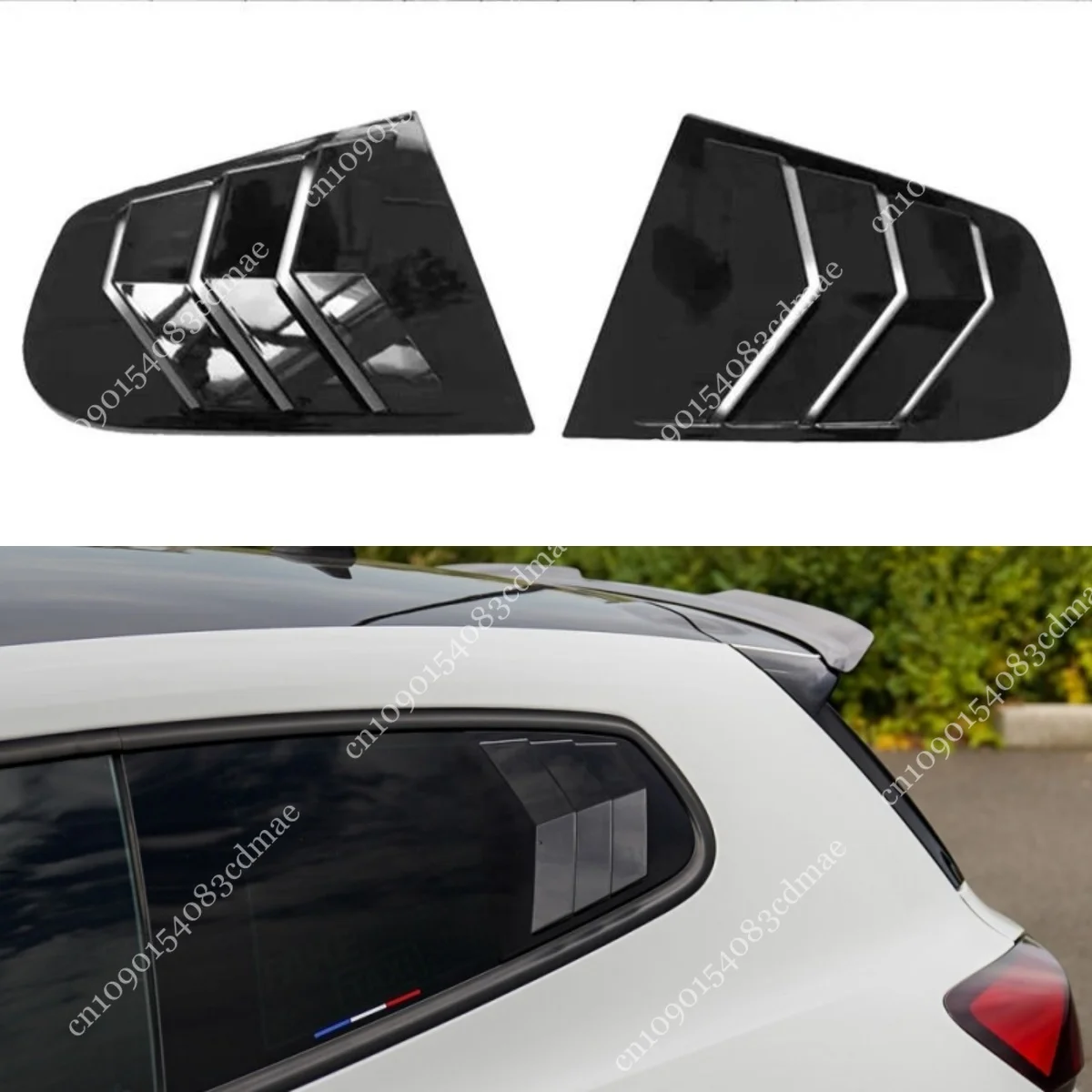 Car Side Window Louver Scoop Cover Vent For Volkswagen Scirocco 2008-2017 TDI TSI R R-Line GTS Spoiler Decorative Shutter Trim