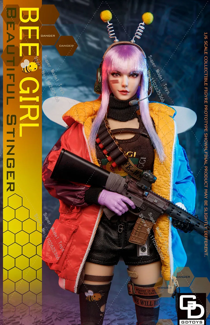 In Stock GDTOYS GD97003 1/6 Scale Full Set Soldier Original Beauty END BEE GIRL 12 Inches Collectible Action Figure Model Toys