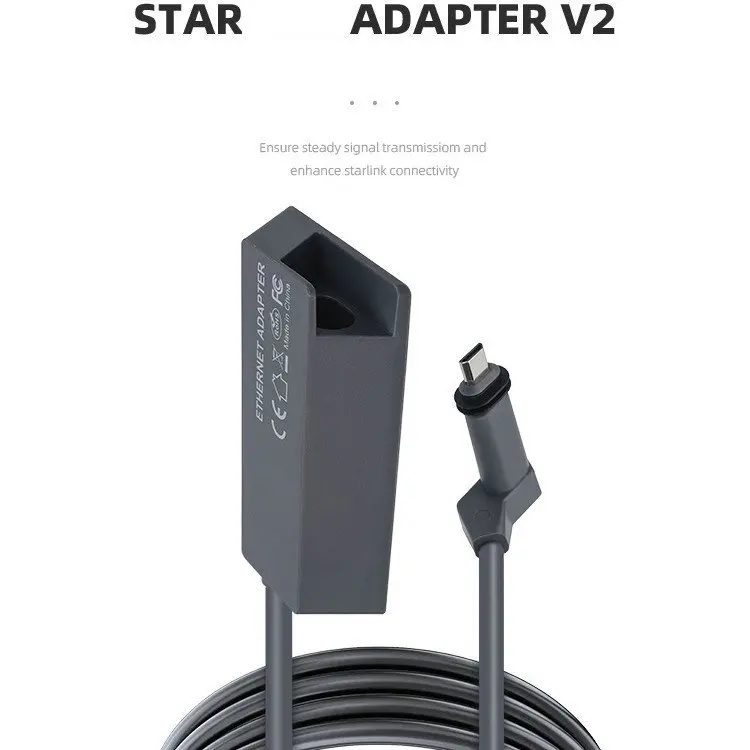 Starlink Ethernet Adapter V2 Gigabit USB Network Hub Internet Cable Connector Twisted Pair for Enhanced Data Transmission