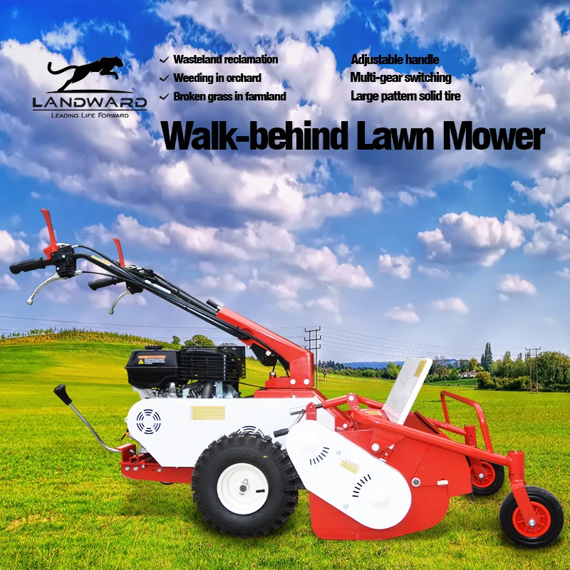 Flail Mower 15Hp Petrol Engine Garden Grass Cutter lawn mower EPA engine weeder lawn trimmer Customized