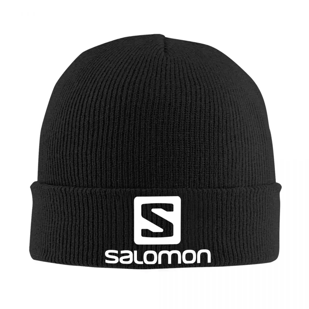 

Soft Knitted Beanie Hat S-Salomon Cozy and Stretchable Winter Warm Hat for Men and Women