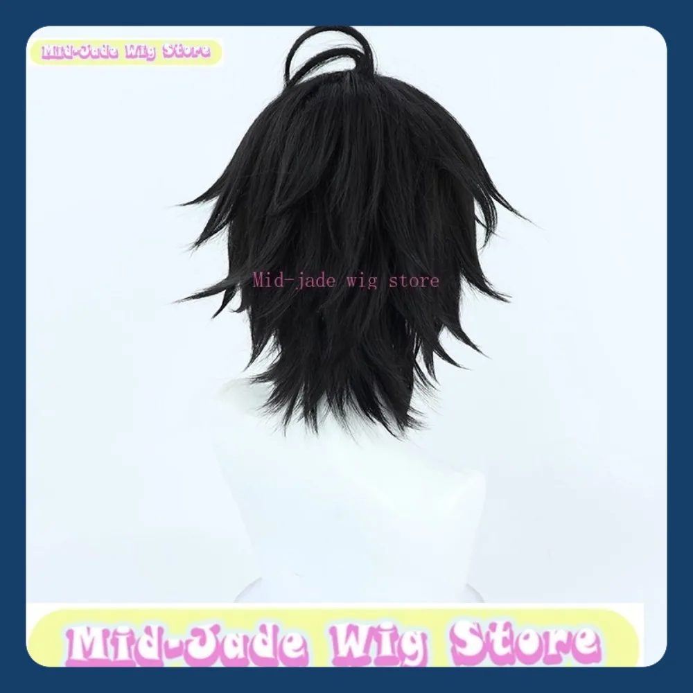 منتصف اليشم شعر مستعار مخزن EN رن زوتو شعر مستعار تأثيري تأثيري زي حفلة أغطية الرأس شعر مستعار للهالوين