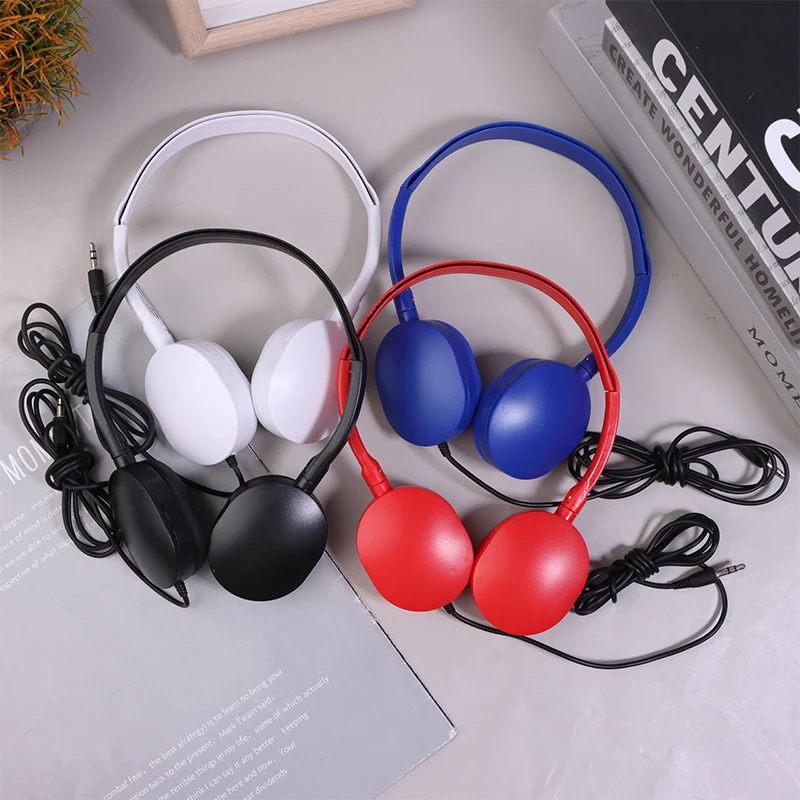 Kids 3.5MM Wired Ear Headphones Stylish Headband Sports Music Earphones for iPad Tablet Kid Headphones For Boys Girl Gifts