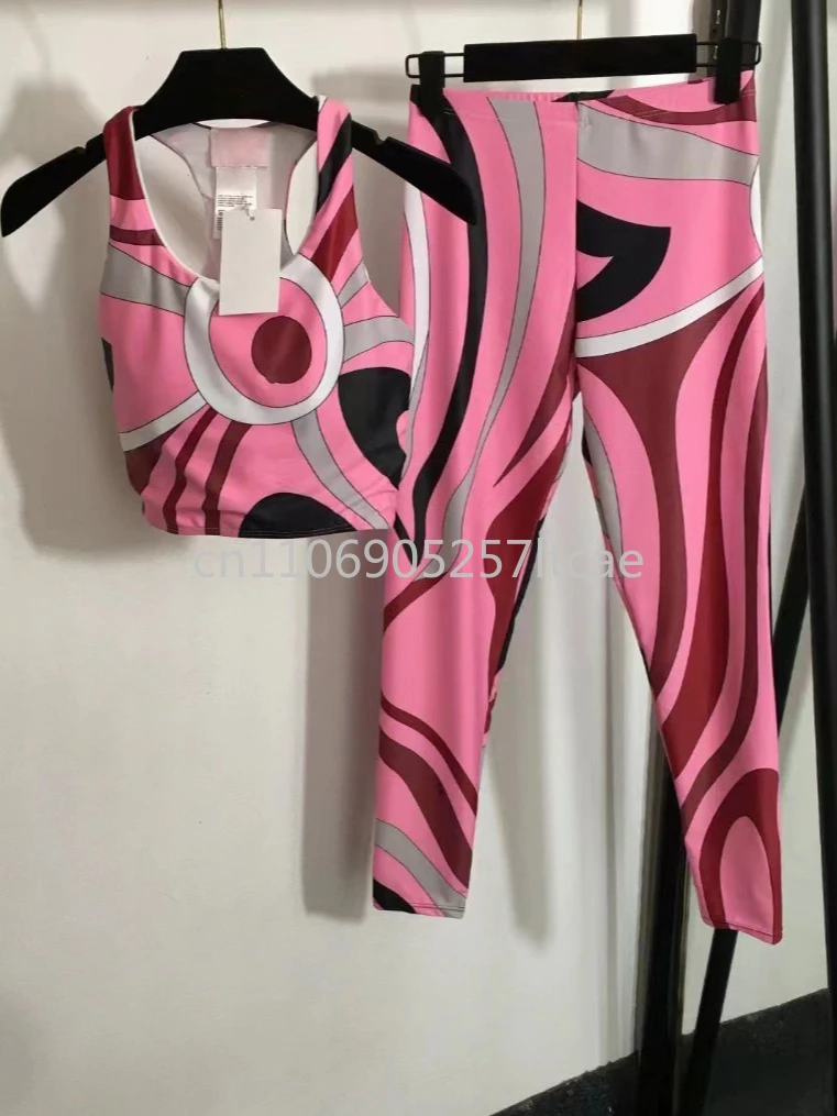 

Роскошный брендовый женский купальник-майка с буквенным подписью и логотипом, комплекты для йоги, дизайнерский бренд, женские сексуальные купальники