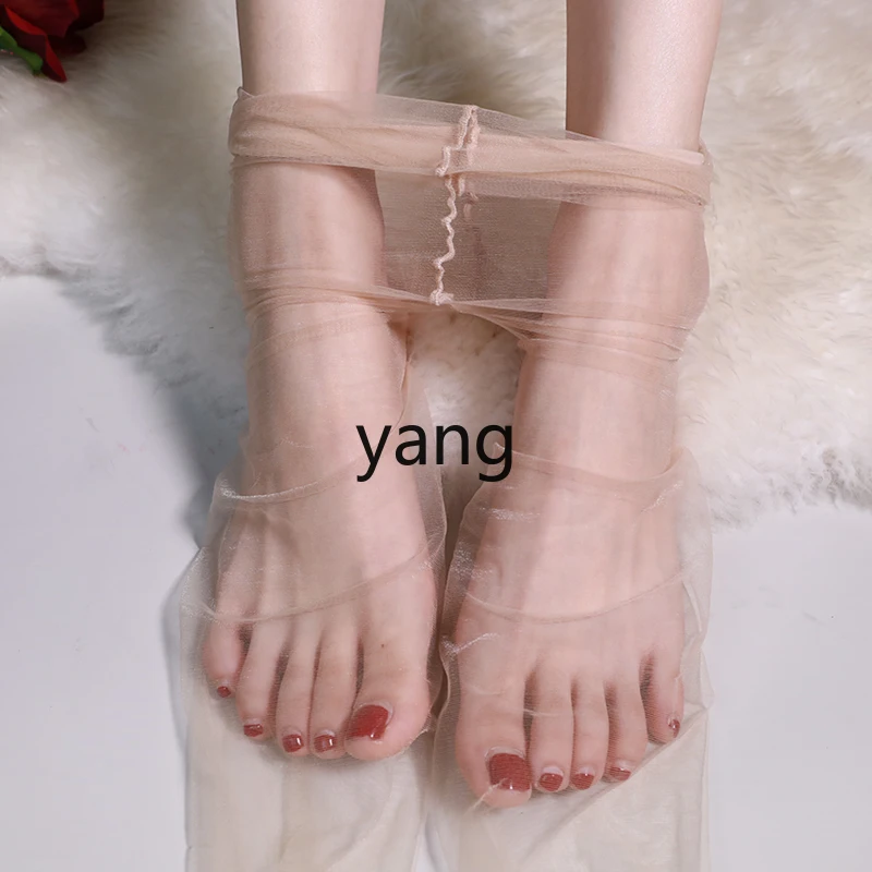 LMM high-transparency ultra-thin stockings women's thin bare-leg artifact summer thin invisible panties stockings