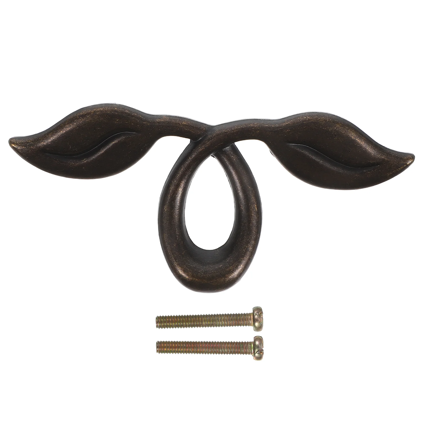 

Retro Leaf Handle Decorative Door Knobs Drawer Vintage Cabinet Handles Kitchen Hardware