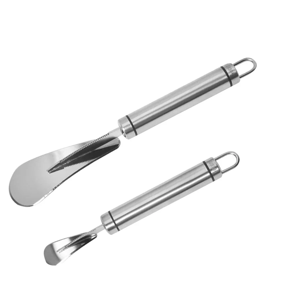 

2Pcs Orange Peeler Tool Stainless Steel Fruit Opener for Citrus Grapefruit Lemon Efficient Kitchen Peeling Device Time-Saving