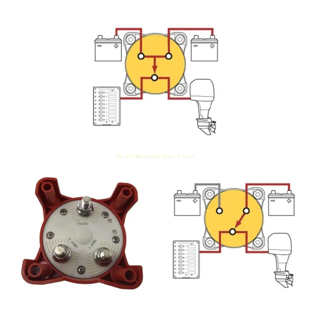 

4-speed 32V 350A Marine Yacht Battery Switch Isolator Key Battery Power Switch