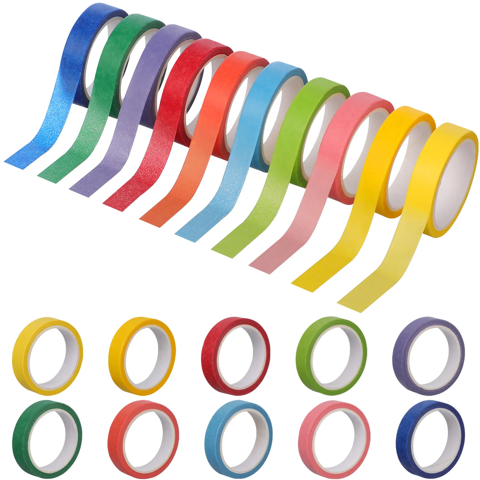 20 Rolls Fashion Washi Tape Set Sweet Lovely Design for Planners Gifts Decorations Cell Phones Laptops DIY Paper Tape