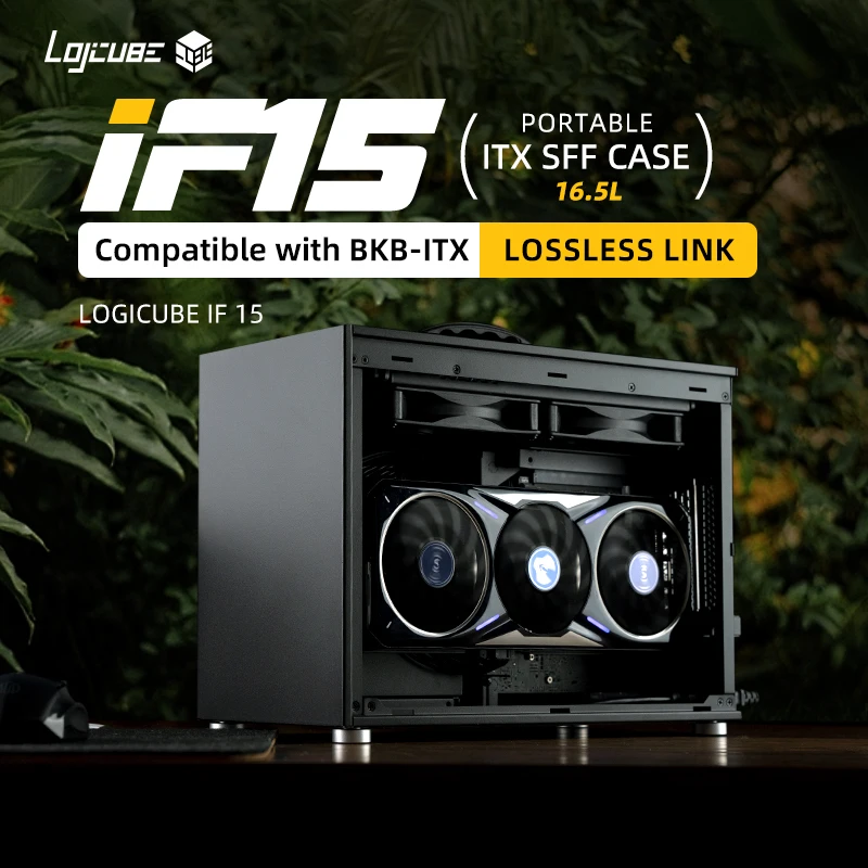 

Mechanic Master IF15 Lojcube 16.5L Support BKB ITX 70mm Air-cooled /240/280 Water-cooled 355mm PSU/ATX PSU Portable A4 Chassis