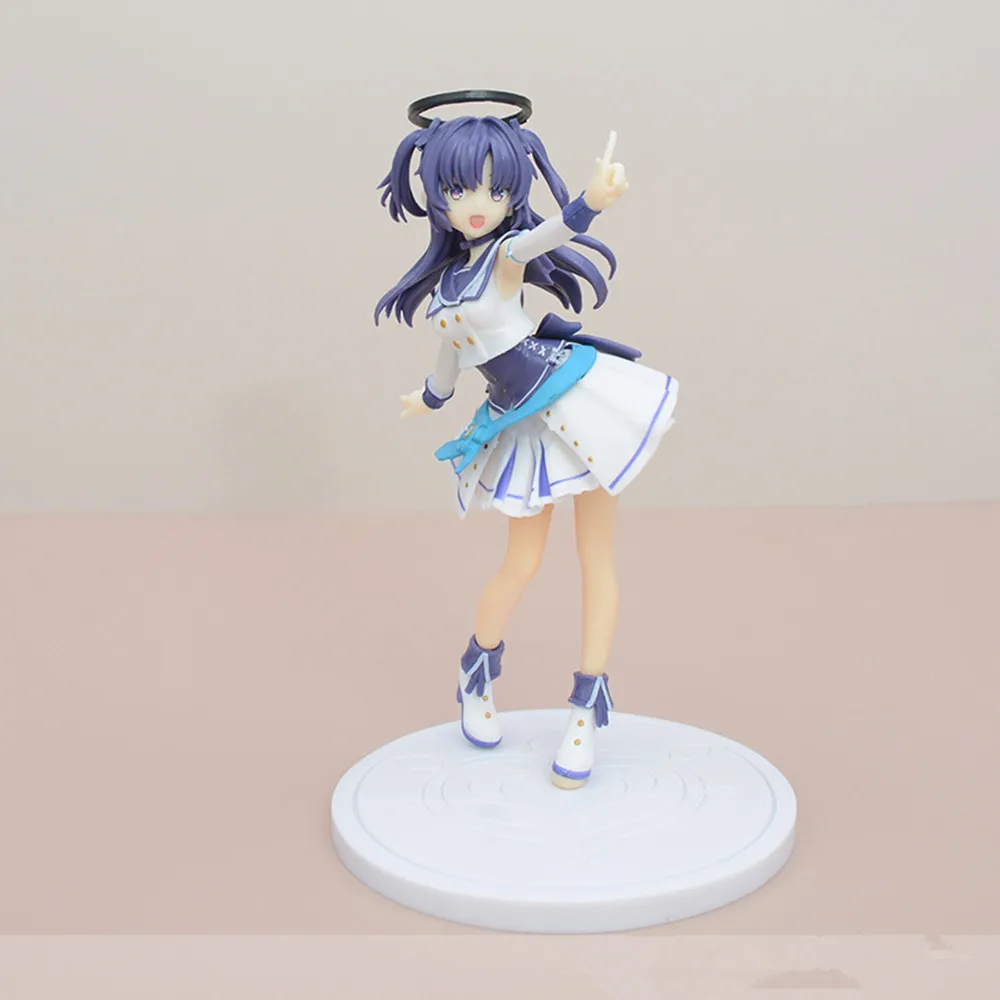 Arquivo azul hayase yuka anime figura tendo arisu brincadeira estatueta de ação menina estátua pvc modelo mesa decoração coleção brinquedo presentes