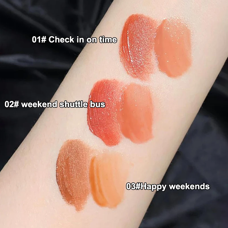 Cappuvini Double Ended Lip Glaze Full Gloss Mirror Matte Velvet Long Term Color Moisture Lip Gloss Anti Stain Cosmetic Lip Glaze