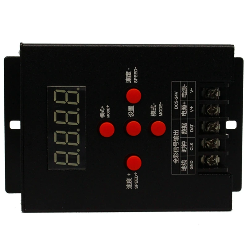 

RISE-Led Controller WS2811/2812/1903 Full Color Lights With Mini T-500 Controller Full Color Intelligent Controller