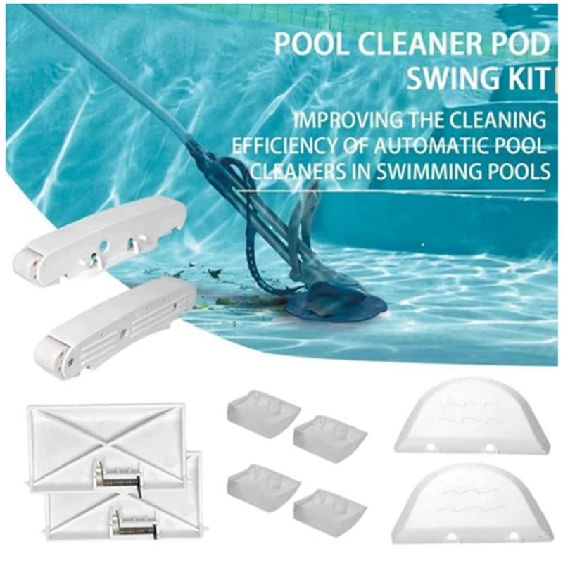 Pool Cleaner Part Kit Compatible For Hayward AXV417WHP Pool Cleaner AXV604WHP Front And Rear Frame Kit (White)