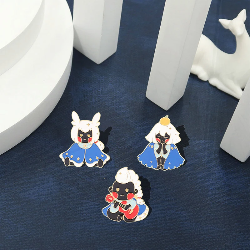 Personagens do jogo personalizado Esmalte Broche, crachás de lapela, presente bonito da jóia dos desenhos animados para fãs, céu crianças da luz, 20 estilos