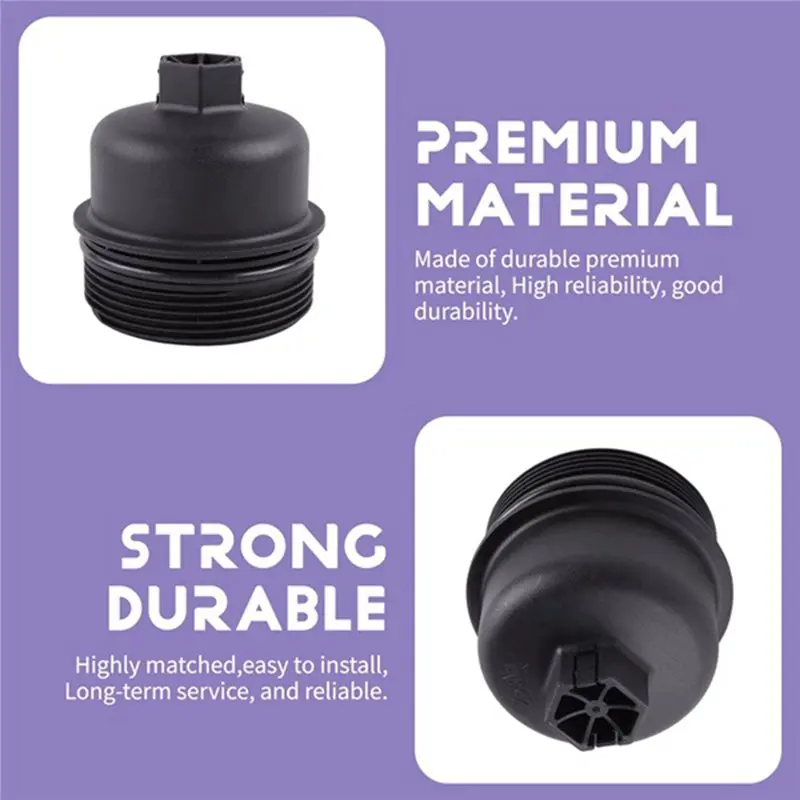 A20K-3M5Q-6737-AA 1103P8 1103.L7 Oil Filter Cap For 208 308 Citroen C4 Ford Focus