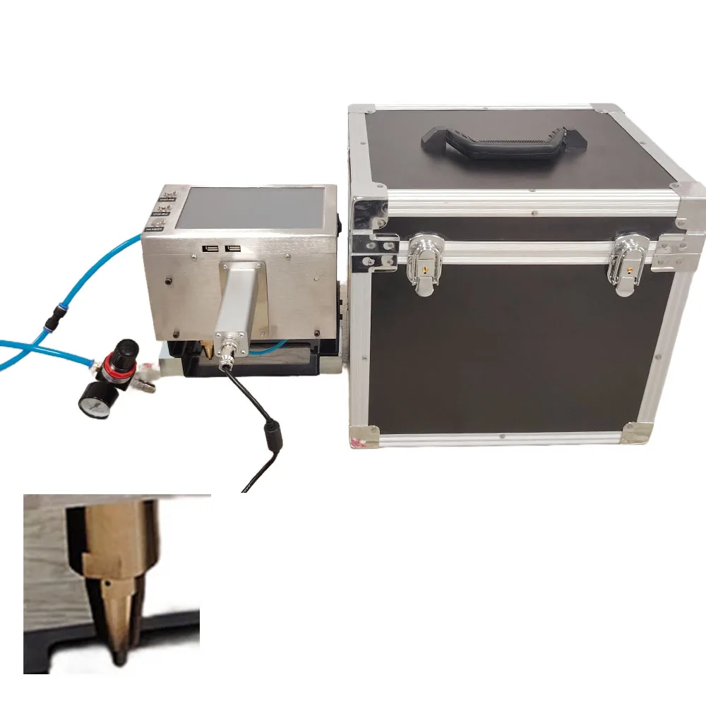 

110V/220V Handheld Dot Peen Pneumatic VIN Number Integrated Marking Machine Metal Work Marking Marking Range 130*30mm/150*40mm