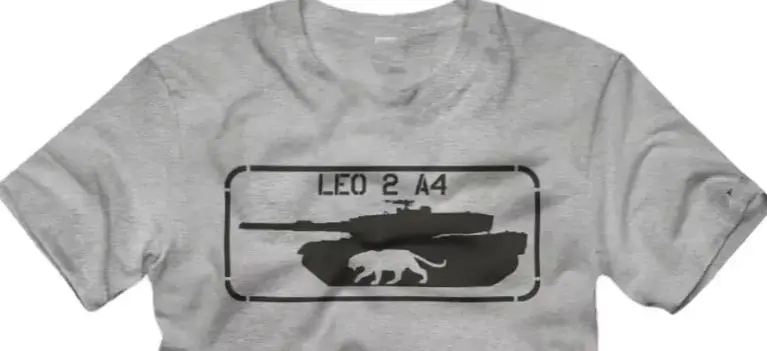 

Leo 2 A4 Kampfpanzer Panzer Bundeswehr Abwehr KFOR ISAF T-Shirt. Summer Cotton Short Sleeve O-Neck Mens T Shirt New S-3XL