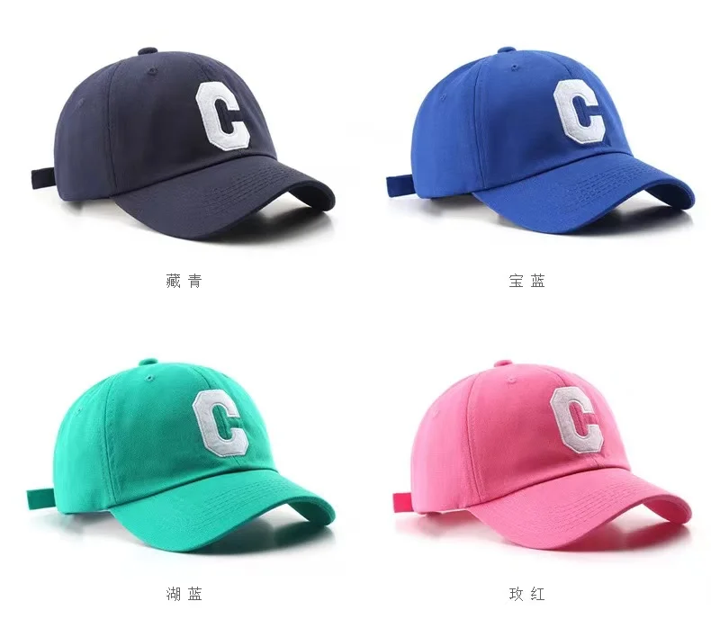 

New style baseball cap men's Cotton 3D lettered baseball cap women's summer sun-shading baseball cap