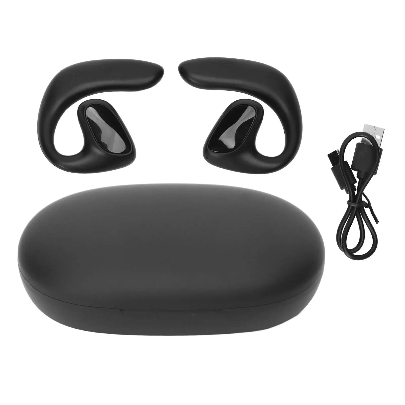 New Translator Earphones M8 Smart Translator Earbuds Ergonomic Design Two Way with Charging Indicator for Daily for Travel