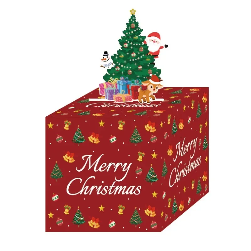 

New Festive Red Christmas Money Box with Fun and Creative Design for Holiday Celebrations Christmas Party Decoration