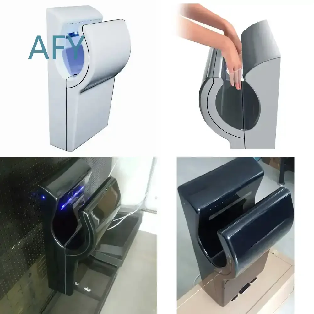 Electric Hand Dryer for Commercial Bathroom for Wall Mounted Automatic Warm Air Quick Dry Powerful White Hand Dryer for